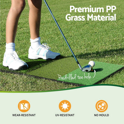Everfit Golf Hitting Mat Portable Driving Range Practice Training Aid 3 in 1-Sports &amp; Fitness &gt; Golf &gt; Golf Training Aids-PEROZ Accessories