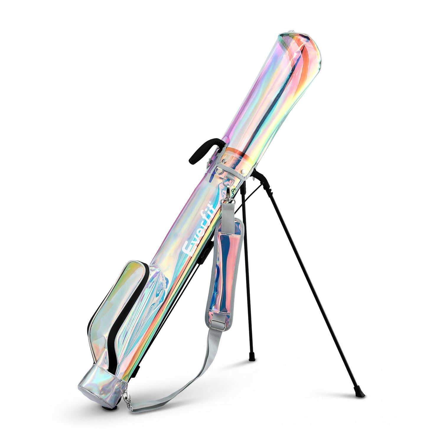 Everfit Golf Stand Bag Lightweight Sunday Pitch And Putt Bag Holographic-Sports &amp; Fitness > Golf > Golf Accessories-PEROZ Accessories