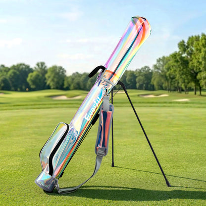 Everfit Golf Stand Bag Lightweight Sunday Pitch And Putt Bag Holographic-Sports &amp; Fitness > Golf > Golf Accessories-PEROZ Accessories