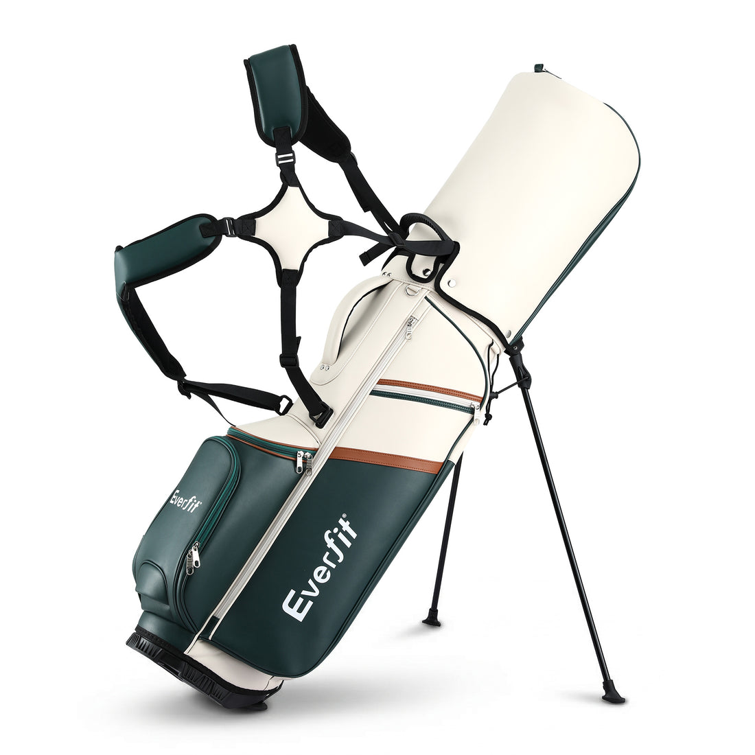 Everfit Golf Stand Bag Lightweight Carry Bag Dual Strap Club Divider-Sports &amp; Fitness > Golf > Golf Accessories-PEROZ Accessories