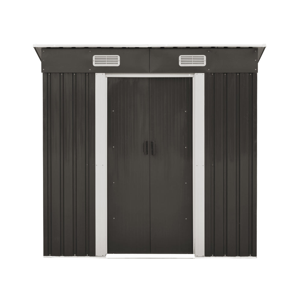 Livsip Garden Shed Outdoor Storage Sheds 1.94x1.21M Workshop Cabin Metal House-Garden Sheds-PEROZ Accessories