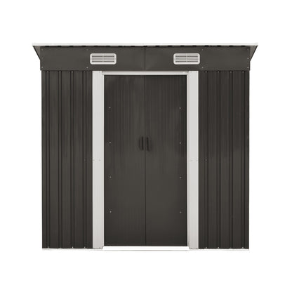 Livsip Garden Shed Outdoor Storage Sheds 1.94x1.21M Workshop Cabin Metal House-Garden Sheds-PEROZ Accessories