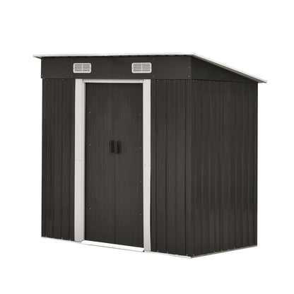 Livsip Garden Shed Outdoor Storage Sheds 1.94x1.21M Workshop Cabin Metal Base-Garden Sheds-PEROZ Accessories