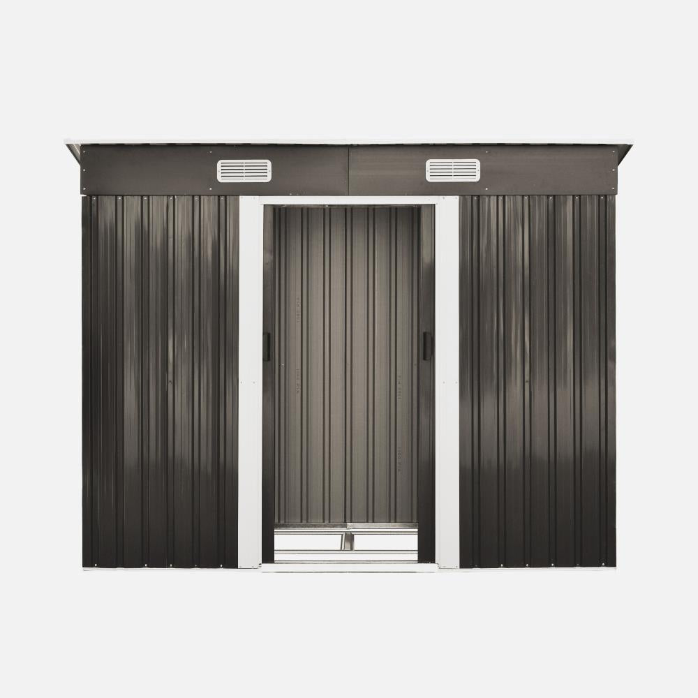 Livsip Garden Shed Outdoor Storage Sheds 2.38x1.31M Workshop Cabin Metal Base-Garden Sheds-PEROZ Accessories