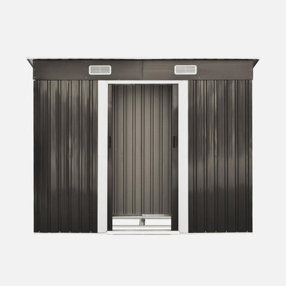 Livsip Garden Shed Outdoor Storage Sheds 2.38x1.31M Workshop Cabin Metal Base-Garden Sheds-PEROZ Accessories