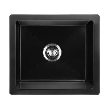 Welba Kitchen Sink Basin Stone Sink Bathroom Laundry Single Bowl 460mmx410mm-Kitchen Sinks-PEROZ Accessories
