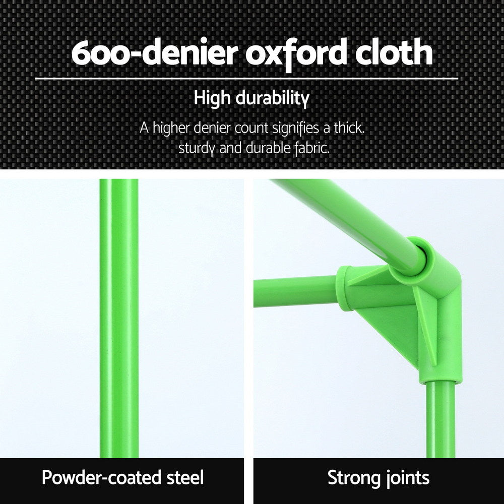 Green Fingers Grow Tent Kits 120x120x200cm Hydroponics Indoor Grow System-Home &amp; Garden &gt; Greenhouses &gt; Greenhouses &amp; Accessories-PEROZ Accessories