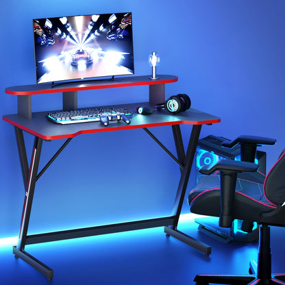 Artiss Gaming Desk Computer Desks 100CM-Furniture &gt; Office-PEROZ Accessories