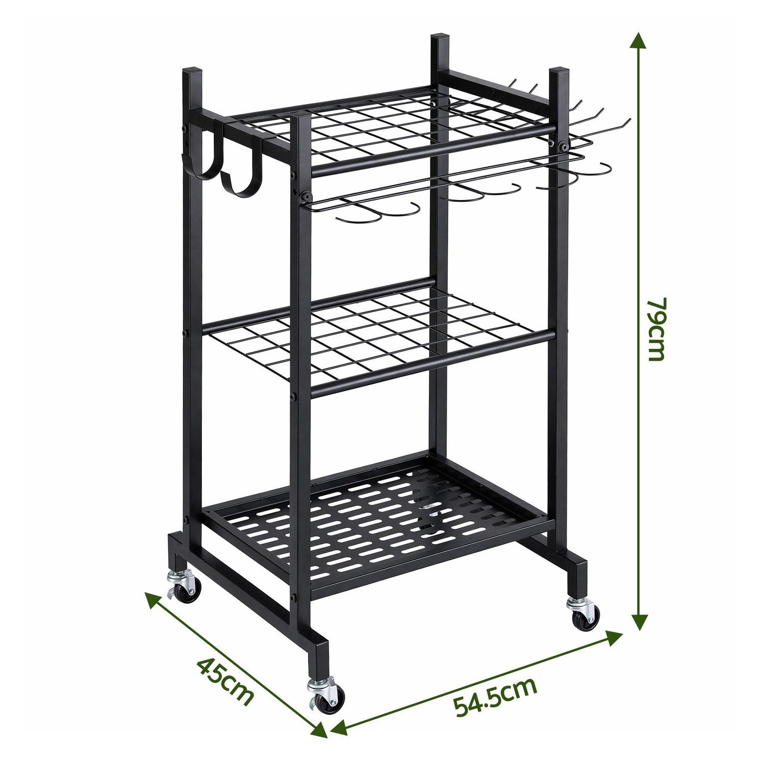 Gardeon Garden Tool Organizer with Wheels Heavy Duty Garage Yard Storage Cart