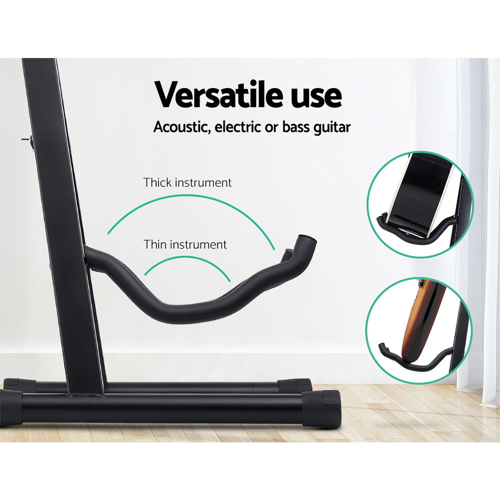 Alpha Guitar Stand Folding Portable Floor Rack Holder-Audio &amp; Video &gt; Musical Instrument &amp; Accessories-PEROZ Accessories