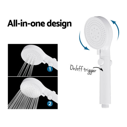 Devanti Portable Gas Water Heater With Pump LPG System Grey-Appliances > Heaters > Gas &amp; Oil Heaters-PEROZ Accessories