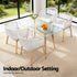 Gardeon 2PC Outdoor Dining Chairs Wicker Chair Patio Furniture Garden Steel White-Furniture > Outdoor > Outdoor Chairs-PEROZ Accessories