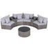 Gardeon 4 Seater Outdoor Sofa Set 7PCS Table Chair Set Garden Rattan Patio Furniture-Furniture > Outdoor > Outdoor Sofas & Lounge Sets-PEROZ Accessories