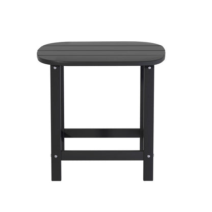 Gardeon Outdoor Coffee Side Table HDPE Desk Patio Furniture Camping Garden Black-Furniture &gt; Outdoor &gt; Outdoor Chairs-PEROZ Accessories