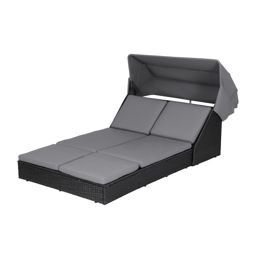 Gardeon Outdoor Day Bed Sun Lounge Setting Wicker Lounger Patio Furniture-Furniture > Sofas > Sofas &amp; Sofa Beds-PEROZ Accessories