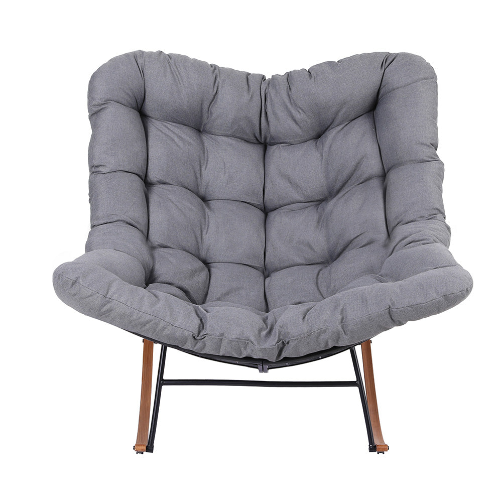 Gardeon Outdoor Rocking Chair Furniture Papasan Recliner Garden Patio Lounge Setting-Furniture > Outdoor > Outdoor Chairs-PEROZ Accessories