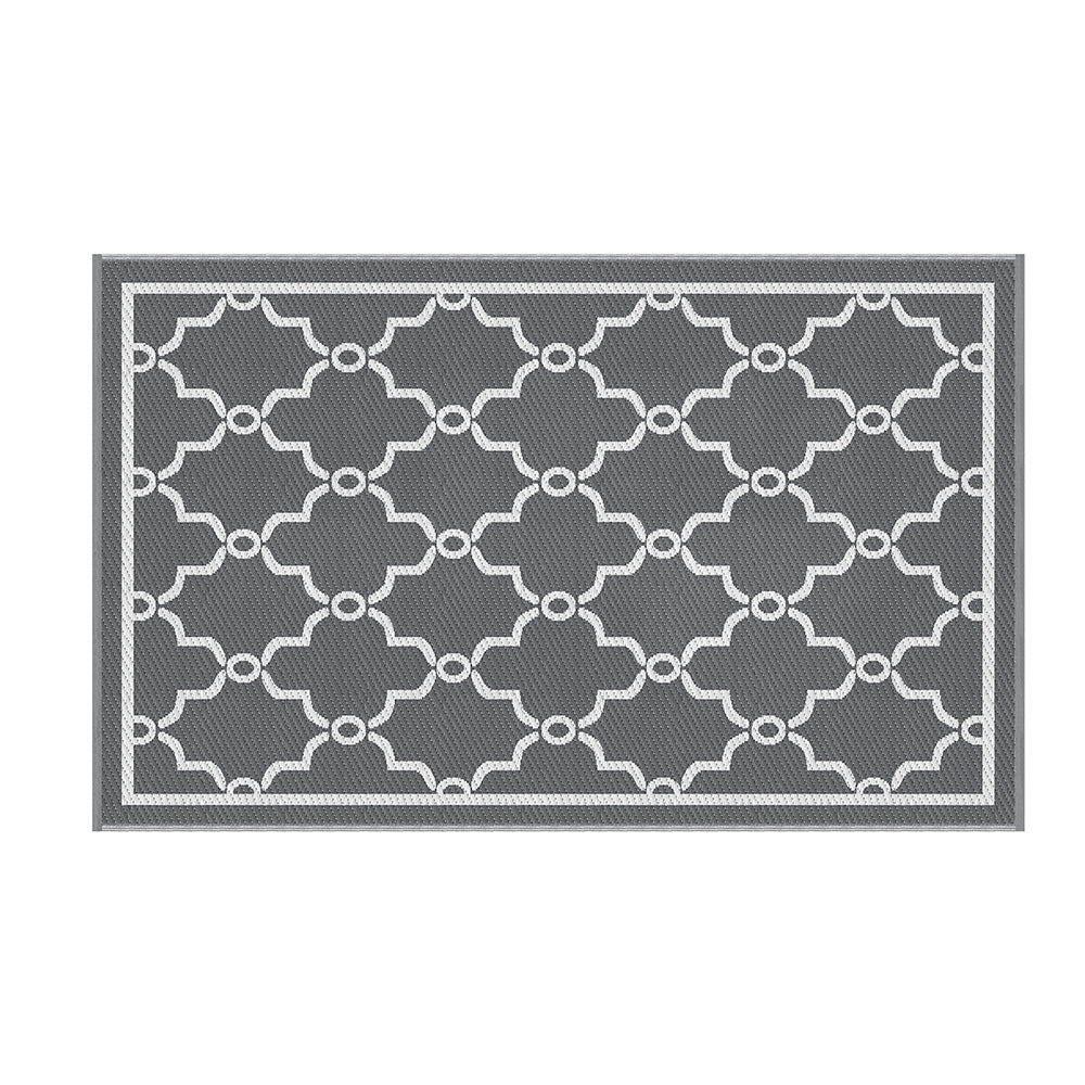 Gardeon Outdoor Rugs 152x244cm Large Carpet Reversible Area Mat PP Dual-Sided Patio Rug Maroc-Home &amp; Garden &gt; Rugs &gt; Outdoor Rugs-PEROZ Accessories