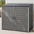 Gardeon Outdoor Storage Box 1170L Container Lockable Cabinet Tool Organizer Shed Grey-Furniture > Outdoor > Outdoor Storage Boxes-PEROZ Accessories