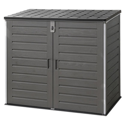 Gardeon Outdoor Storage Box 1170L Container Lockable Cabinet Tool Organizer Shed Grey-Furniture &gt; Outdoor &gt; Outdoor Storage Boxes-PEROZ Accessories
