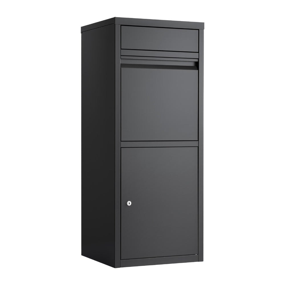 Gardeon Parcel Letterbox Drop Box Package Mailbox Black-Commercial > Packaging > Postage Satchels &amp; Boxes-PEROZ Accessories