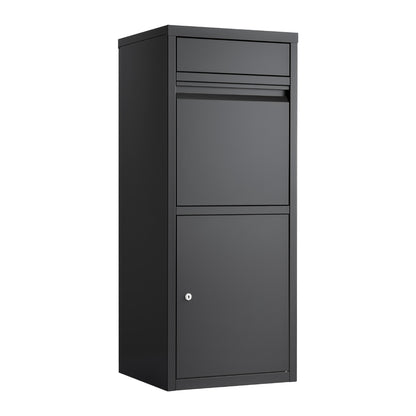 Gardeon Parcel Letterbox Drop Box Package Mailbox Black-Commercial > Packaging > Postage Satchels &amp; Boxes-PEROZ Accessories