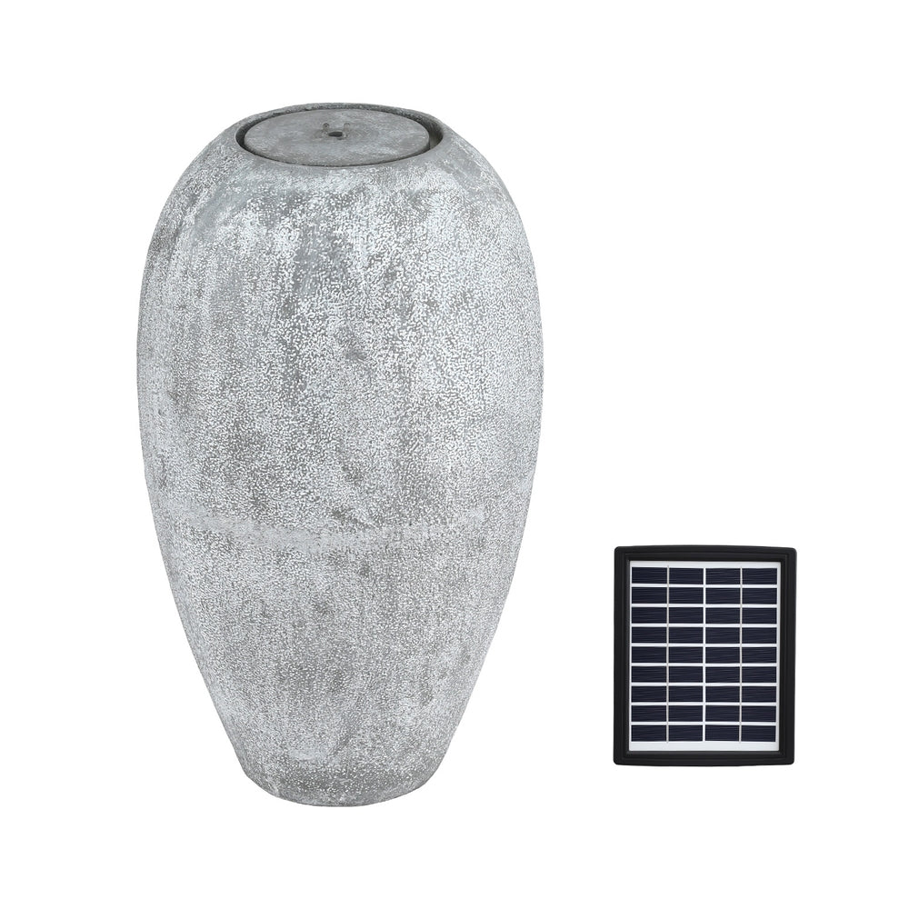Gardeon Solar Fountain Water Feature Outdoor Fountain LED Lights Beige-Home &amp; Garden > Fountains > Fountain &amp; Ponds Accessories-PEROZ Accessories