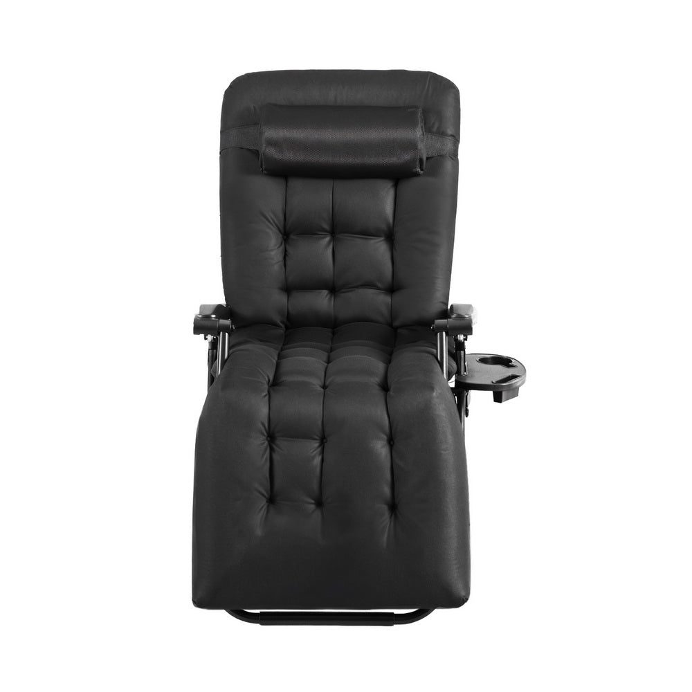 Gardeon Sun Lounge Lounger Folding Camping Zero Gravity Chair Outdoor Furniture-Furniture > Outdoor > Outdoor Sofas &amp; Lounge Sets-PEROZ Accessories