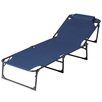 Gardeon Sun Lounger Folding Lounge Beach Chair Patio Outdoor Furniture-Furniture &gt; Outdoor &gt; Outdoor Chairs-PEROZ Accessories