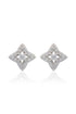 GEORGINI MIDNIGHT VELVET FAIRWATER PETITE EARRINGS SILVER-PEROZ Accessories