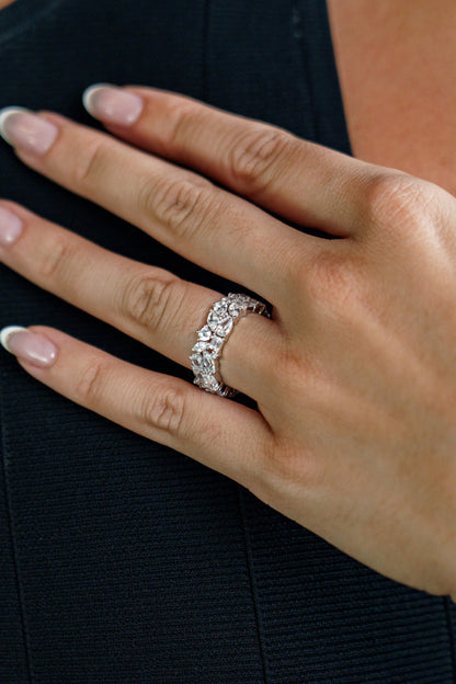 GEORGINI MIDNIGHT VELVET LIMITED EDITION STARLIGHT RING SILVER-PEROZ Accessories