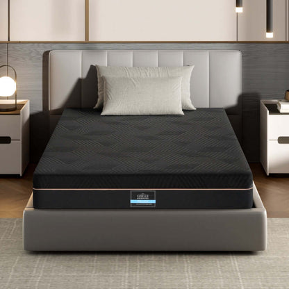Giselle 18cm Memory Foam Mattress Green Tea Foam Cool Gel Foam Mattresses Single-Home &amp; Garden > Bedding > Pillows-PEROZ Accessories