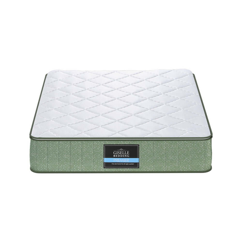 Giselle 25cm Memory Foam Mattress Dual Layer Zipper Cover Cool Charcoal Foam Mattresses King Single-Furniture > Mattresses > King Single Mattress-PEROZ Accessories