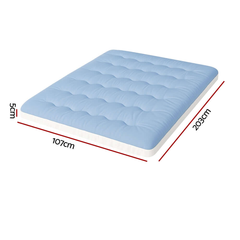 Giselle 5cm Mattress Topper Pillowtop toppers Double-Sided King Single-Furniture &gt; Mattresses &gt; Mattress Toppers-PEROZ Accessories