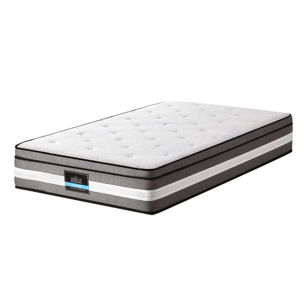 Giselle Bedding 30cm Mattress Gel Foam Pocket Spring Single-Furniture &gt; Mattresses &gt; Single Mattress-PEROZ Accessories