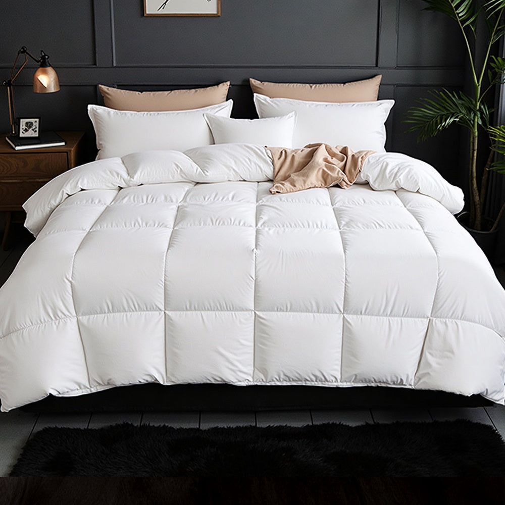 Giselle Bedding 800GSM Goose Down Feather Quilt Winter Blanket Duvet Comforter Single-Home &amp; Garden > Bedding > Quilts &amp; Duvets-PEROZ Accessories