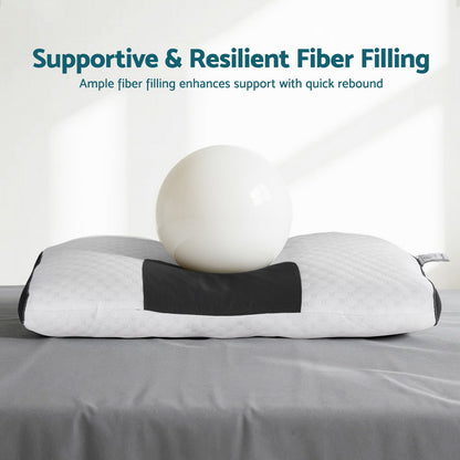 Giselle Bedding Contour Pillow Ergonomic Neck Pillow 48X73CM-Home &amp; Garden > Bedding > Pillows-PEROZ Accessories