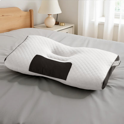Giselle Bedding Contour Pillow Ergonomic Neck Pillow 48X73CM-Home &amp; Garden > Bedding > Pillows-PEROZ Accessories