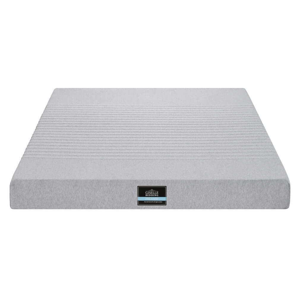 Giselle Bedding Cool Gel Memory Foam Mattress Charcoal 7-Zone Washable Bamboo Cover 15cm Double-Furniture > Mattresses > Mattress Toppers-PEROZ Accessories