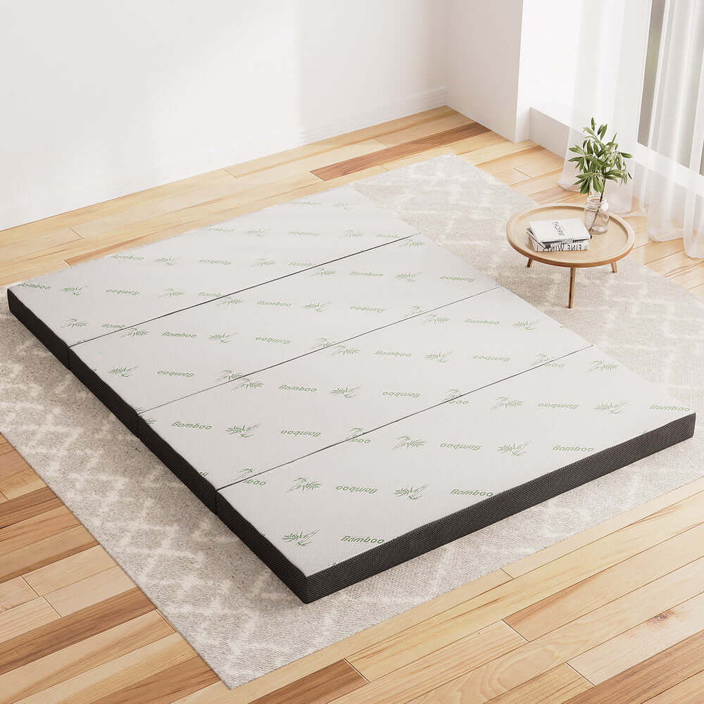Giselle Bedding Foldable Mattress Folding Foam Queen Bamboo-Home &amp; Garden &gt; Bedding &gt; Pillows-PEROZ Accessories