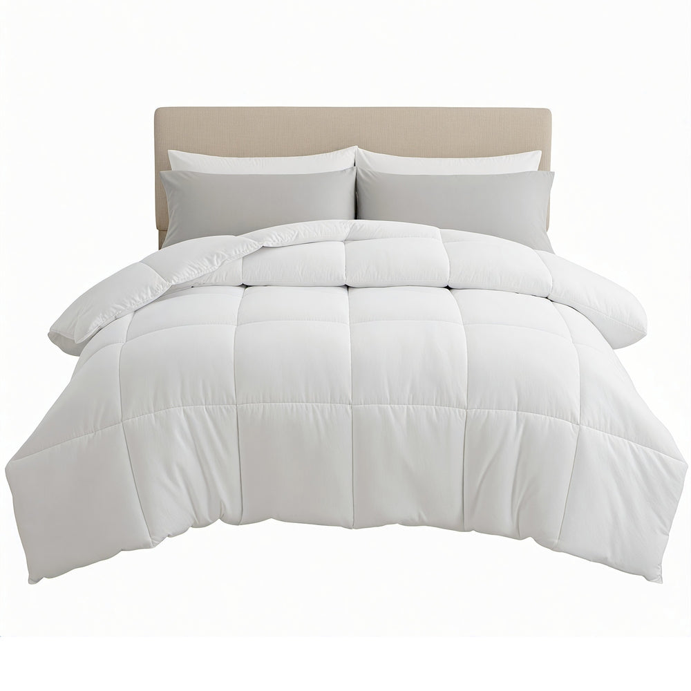 Giselle Bedding King Size 400GSM Microfiber Quilt All Season Duvet Quilts Comforter Winter Summer-Home &amp; Garden > Bedding > Quilts &amp; Duvets-PEROZ Accessories