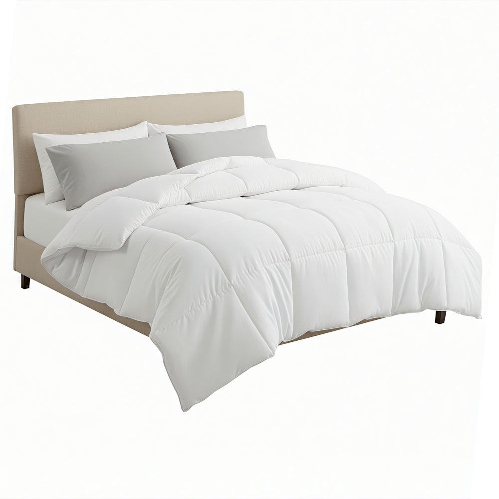 Giselle Bedding Queen Size 400GSM Microfiber Quilt All Season Duvet Quilts Comforter Winter Summer-Home &amp; Garden > Bedding > Quilts &amp; Duvets-PEROZ Accessories