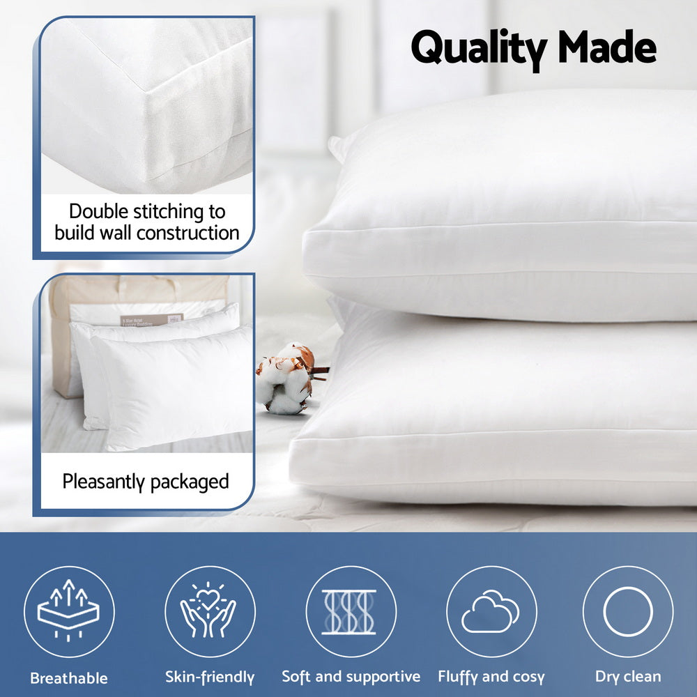 Giselle Bedding Shredded Memory Foam Pillow Adjustable Loft-Home &amp; Garden > Bedding > Pillows-PEROZ Accessories
