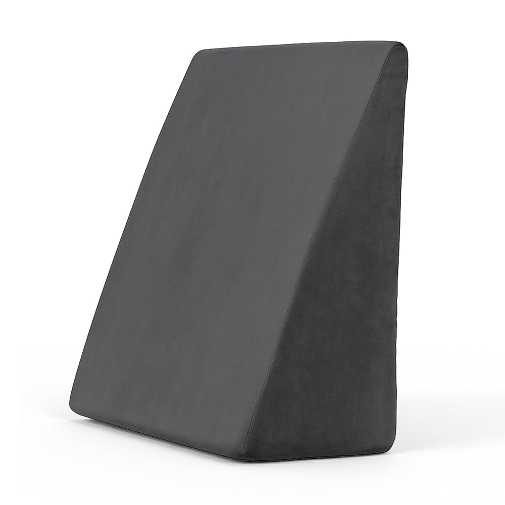 Giselle Bedding Wedge Pillow Grey-Home &amp; Garden > Bedding > Pillows-PEROZ Accessories
