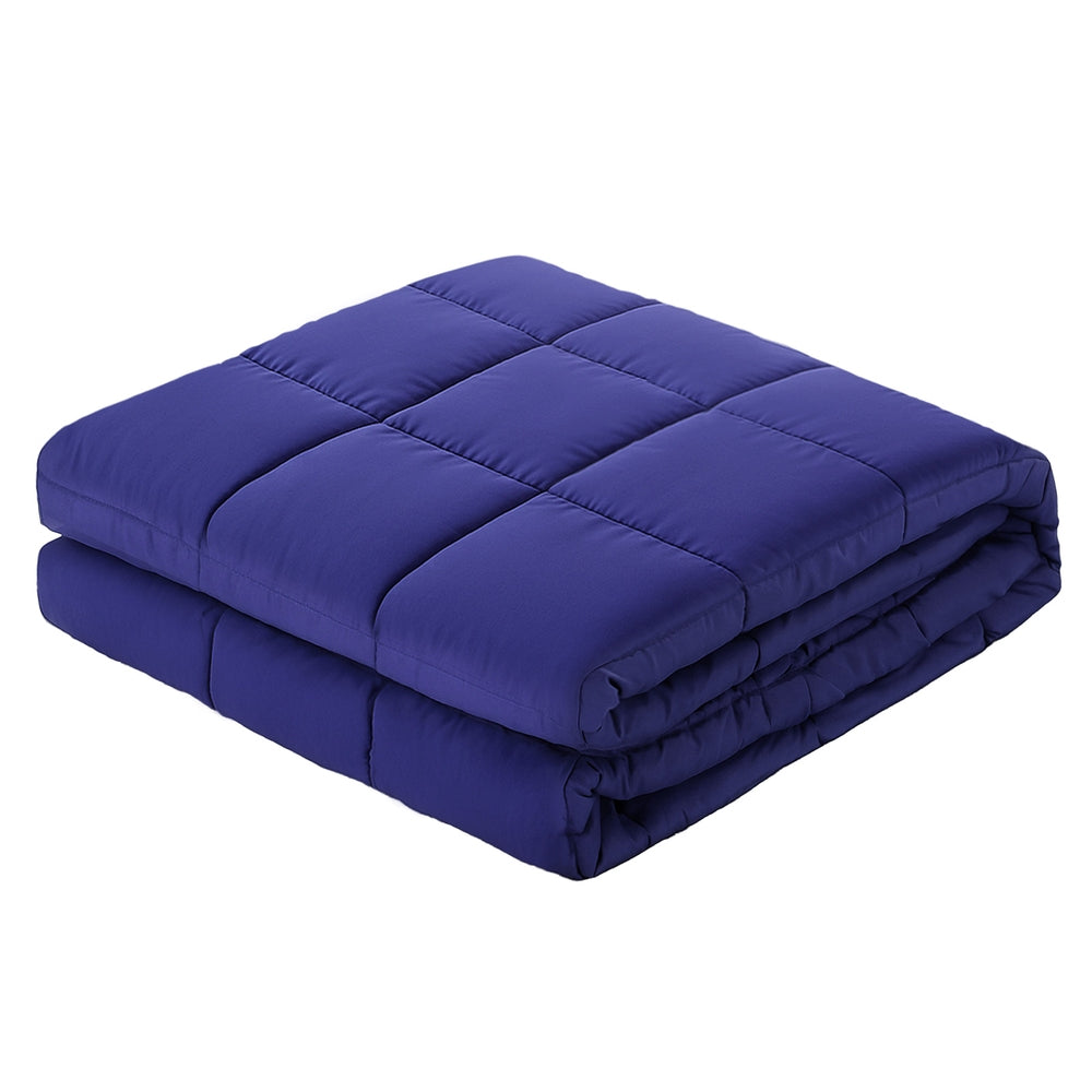 Giselle Bedding Weighted Blanket 11KG Kids Adults Heavy Gravity Relax Calm Blue-Home &amp; Garden > Bedding > Blankets &amp; Throws-PEROZ Accessories