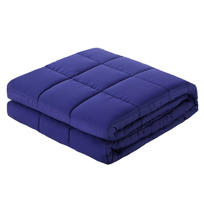 Giselle Bedding Weighted Blanket 9KG Kids Adults Heavy Gravity Relax Calm Blue-Home &amp; Garden > Bedding > Blankets &amp; Throws-PEROZ Accessories