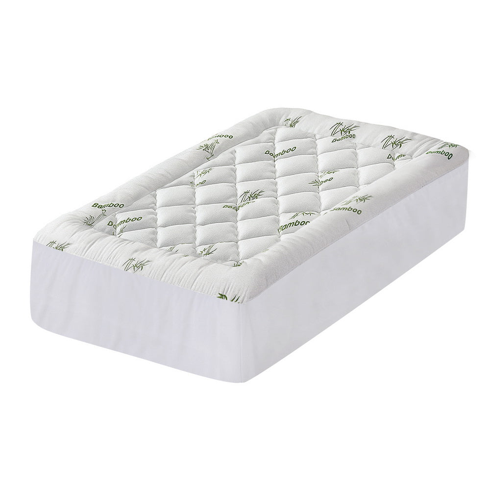 Giselle Mattress Topper 5cm Pillowtop toppers Bamboo King Single-Furniture &gt; Mattresses &gt; Mattress Toppers-PEROZ Accessories
