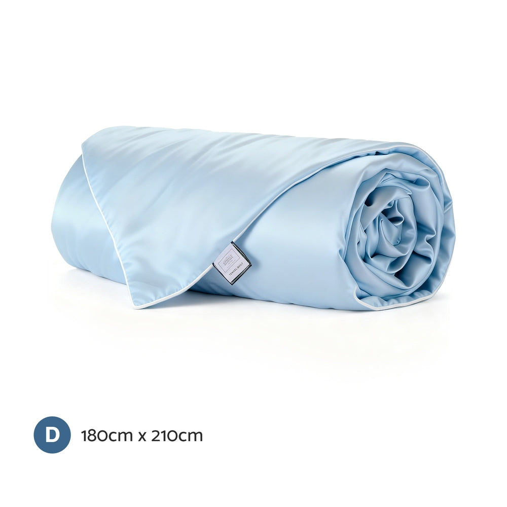 Giselle Tencel Quilt 200GSM Summer Quilts Comforter Doona Light Weight Soft Throw Blanket Double-Home &amp; Garden > Bedding > Quilts &amp; Duvets-PEROZ Accessories