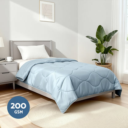 Giselle Tencel Quilt 200GSM Summer Quilts Comforter Doona Light Weight Soft Throw Blanket Single-Home &amp; Garden > Bedding > Quilts &amp; Duvets-PEROZ Accessories
