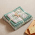 Green 4-Piece Cotton Bedding Set - Fits 1.5m/1.8m Beds (Duvet Cover 200x230cm, Bed Sheet 230x250cm)-Home & Garden > Bedding > Duvet Covers-PEROZ Accessories