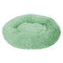 Green 50cm Cozy Round Pet Bed - Plush Cat & Dog Bed with Non-Slip Base, Machine Washable-Pet Care > Dog Supplies > Dog Beds-PEROZ Accessories
